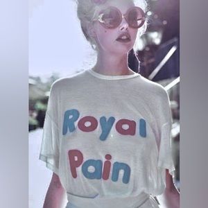 Wildfox Royal Pain Oversized Tee